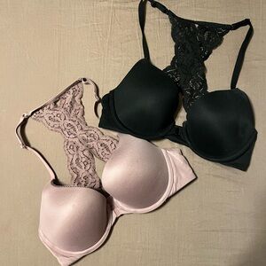 Victoria's Secret Lace Racerback - Body by Victoria Bras - 32C